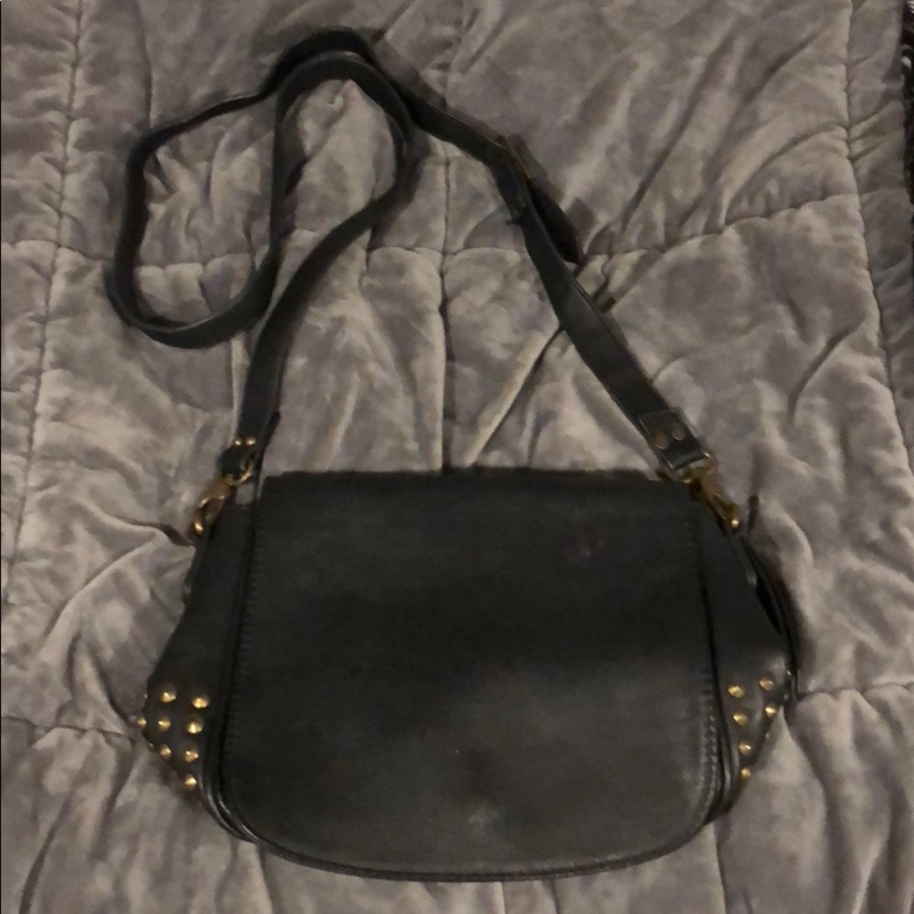 Brandy Melville gold studded cross body bag